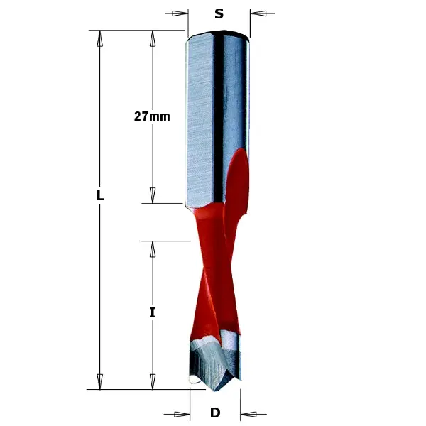 Cmt 9Mm Dowel Drill Bit — 23/64-Inch Precision Bore For Joinery Applications 1