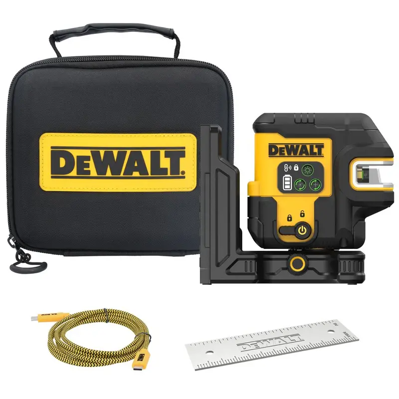 Dewalt Dcle14251Gb Green Usb Laser Level Kit – 5-Spot + Crossline 1