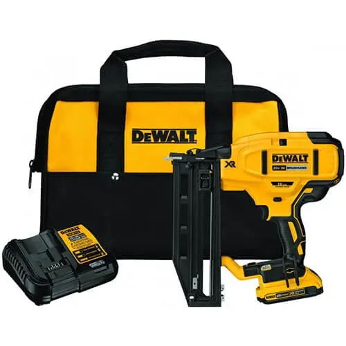 Dewalt Dcn662D1 20V Max Cordless Finish Nailer Kit With 2Ah Battery 1