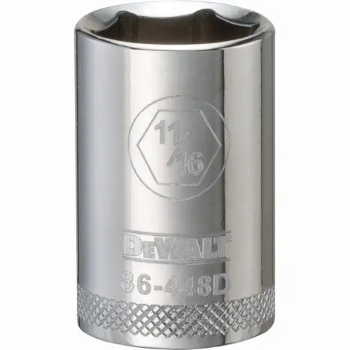 Dewalt Dwmt86448Osp 6-Point Sae Socket – 1/2-Inch Drive, 11/16-Inch 1
