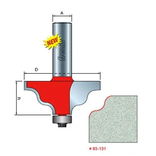 Freud 85-131 2-Inch Solid Surface Edge Profiling Bit For Countertops And Laminate 1