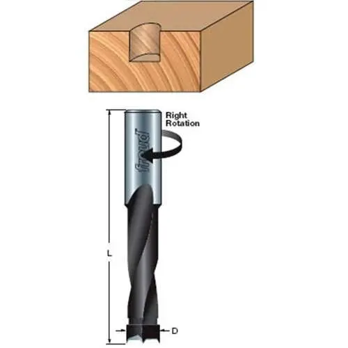 Freud Brad Point Drill Bit – 5.2Mm Diameter For Precision Woodworking 1