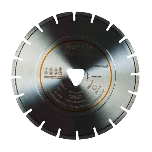 Husqvarna Flx12S8-4000Rh 4000 Series Concrete Saw Blade With Skid Plate 1