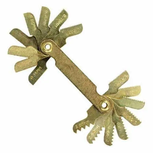 Irwin 12018 18-Inch Leaf-Type Thread Gauge 1