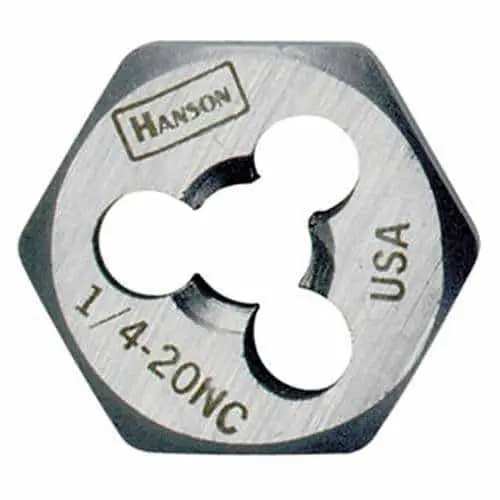 Irwin High-Carbon Steel Hex Die – 1-1/2"-12 Thread, Re-Threading Tool For Pipe & Bolt Repair 1