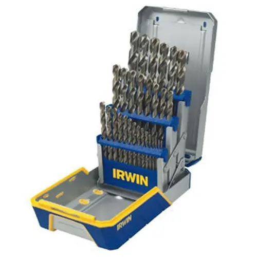 Irwin M35 Cobalt Drill Bit Set — 29-Piece, High-Heat Resistance 1