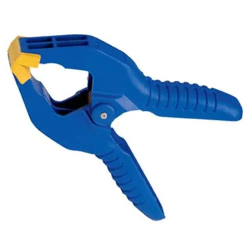 Irwin Quick-Grip Resin-Coated Spring Clamp – 2-Inch Jaw Capacity (Blue) 1
