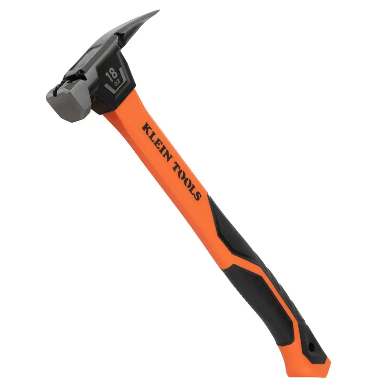 Klein Tools H80918 Fiberglass Handle Hammer — 18 Oz Weight 1