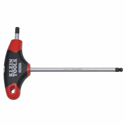 Klein Tools Jth6E07Be 7/64" Hex Ball-End T-Handle – 6" Length 1