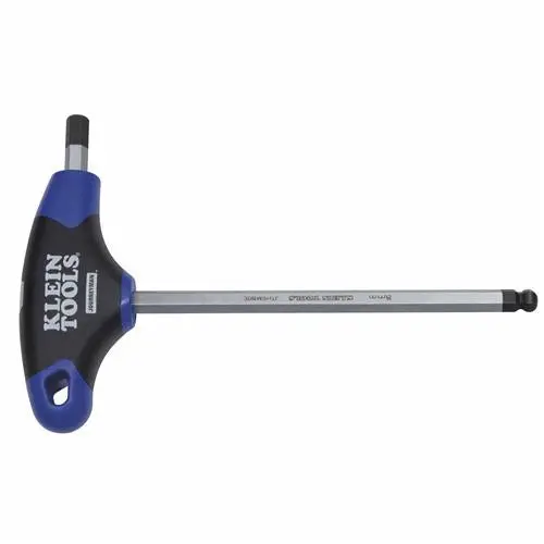 Klein Tools Jth6M4Be 4 Mm Hex Ball-End T-Handle Wrench – 6-Inch Journeyman Model 1
