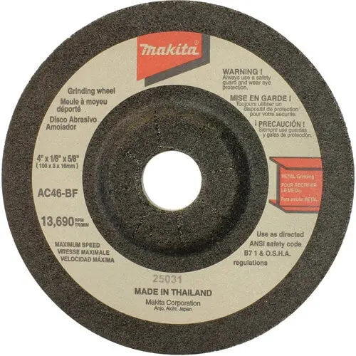 Makita 741404-0Bp 4-Inch Flexible Grinding Wheel – 46 Grit, 10-Pack 1