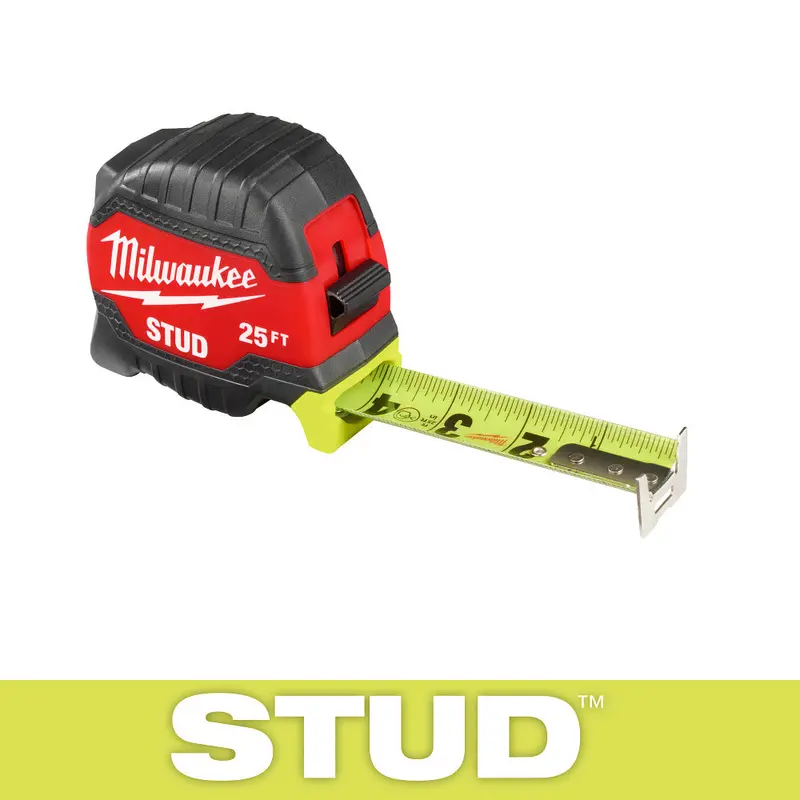 Milwaukee 48-22-1425 25-Foot Stud Tape Measure With Locking Blade 1