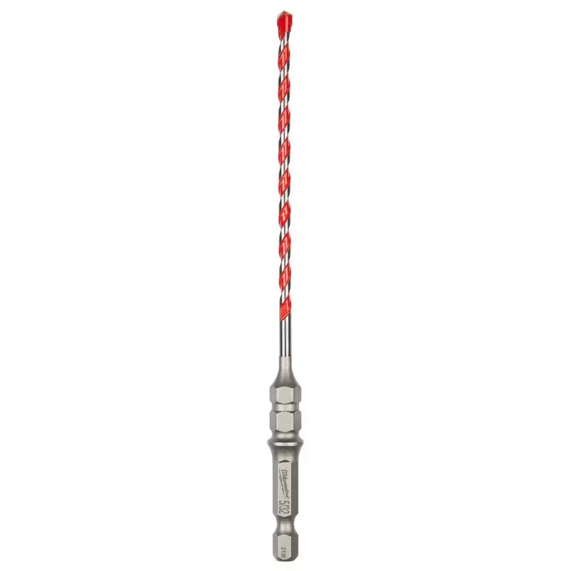Milwaukee Shockwave Carbide Hammer Drill Bit Set — 5/32" × 6", 3-Pack For Concrete Anchoring 1