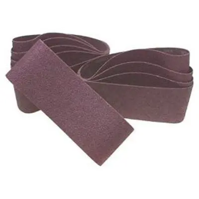 Porter-Cable 2.5" × 14" Aluminum Oxide Sanding Belts, 60-Grit, 5-Pack 1