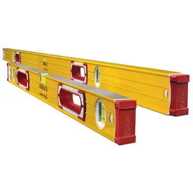 Stabila 37532 Jamber Dual-Length Aluminum Box Beam Level Set (32" & 78") 1