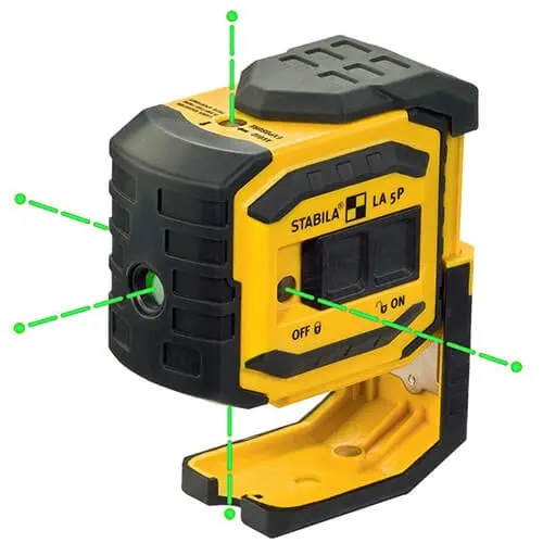 Stabila La-5P Green 5-Point Laser Level Kit For Precision Alignment 1