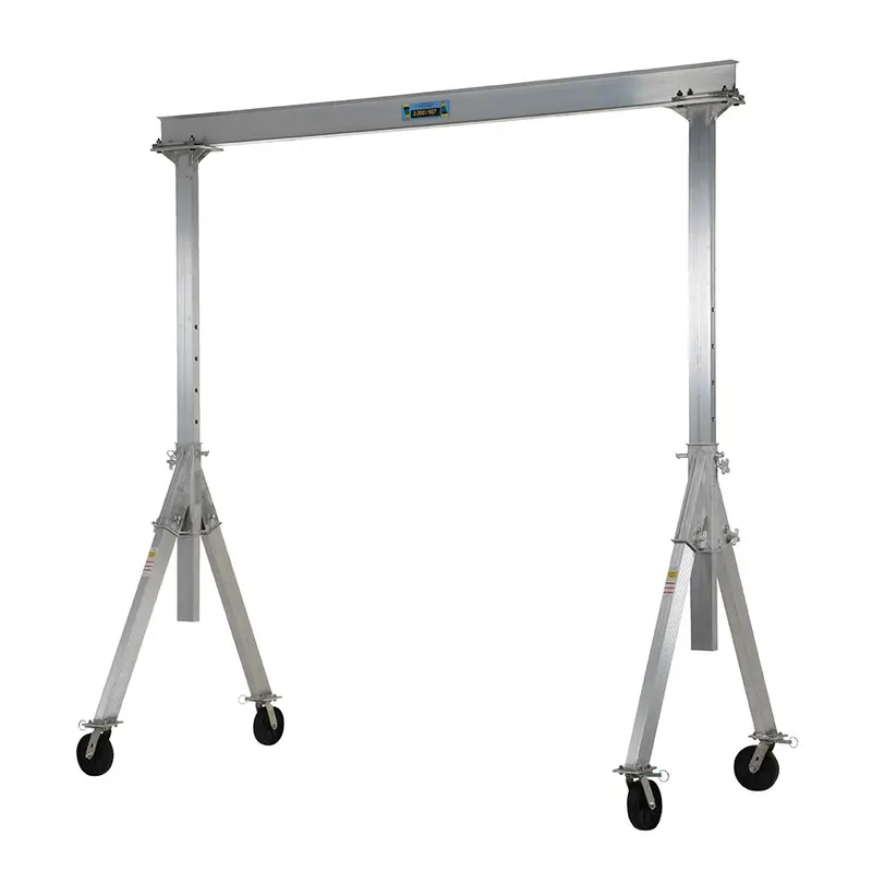 Vestil Adjustable Aluminum Gantry Crane – 4,000 Lb Capacity, 10' X 8' Frame 1
