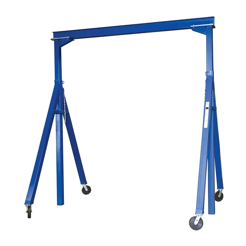 Vestil Adjustable Steel Gantry Crane – 2-Ton Capacity, 15 X 7 Foot Base 1